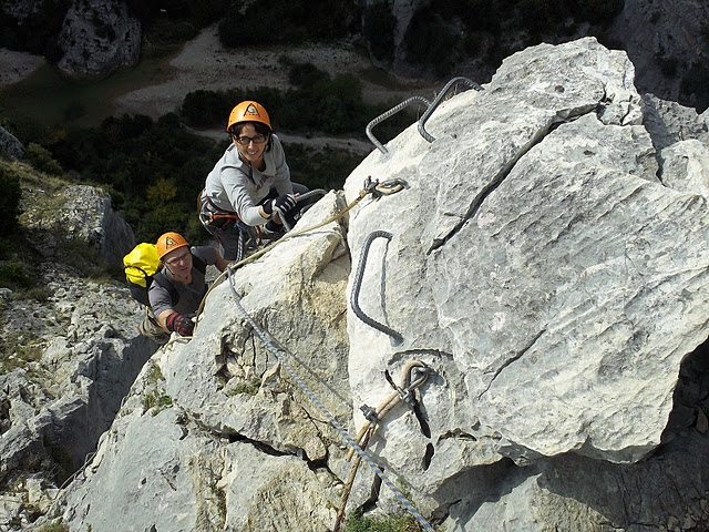 Subiendo la escalinata